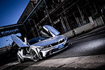 BMW i8 silver wrapping17